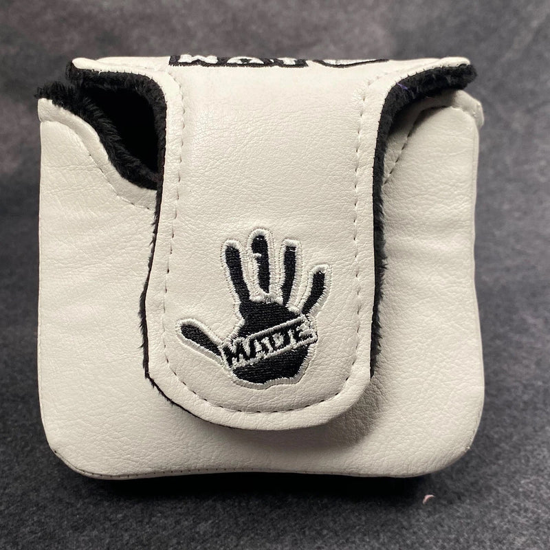 Handmade “Premier” Baby Yoda Putter Headcover - White Mallet