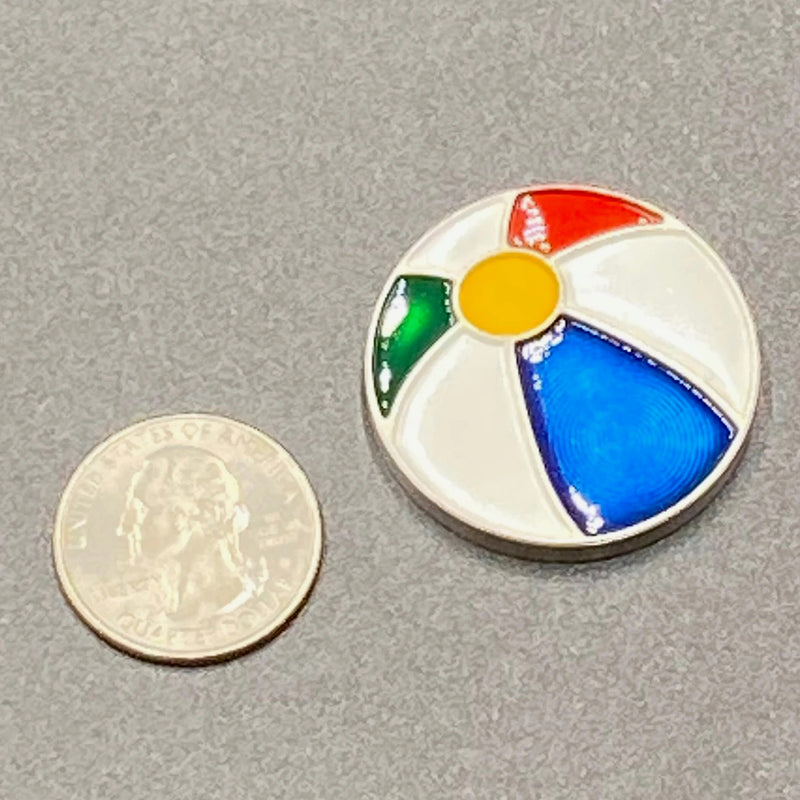 Handmade Beach Ball Limited Edition Ball Marker 1 of 12