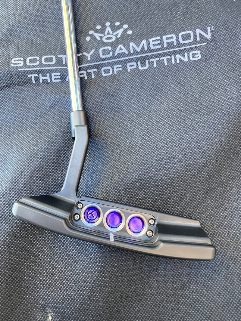 Scotty Cameron Newport 2 in a Tour Black Finish and Paintfill