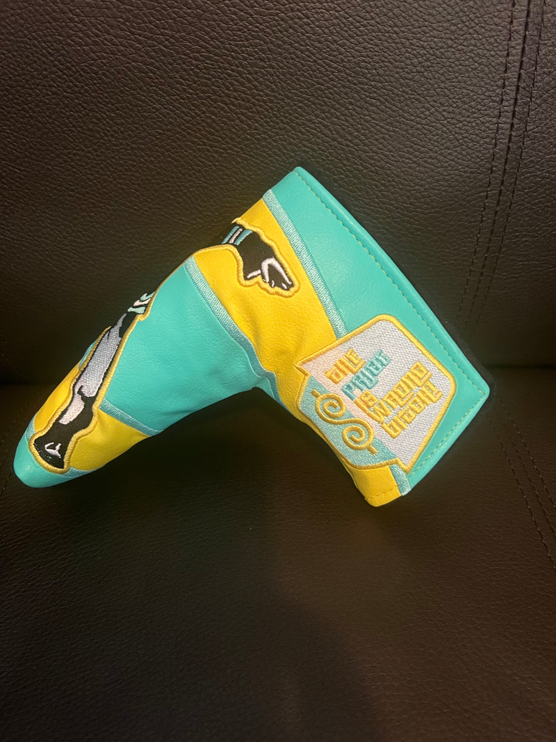 Patrick Gibbons Handmade Yellow/Blue Special Happy Gilmore Putter Cover