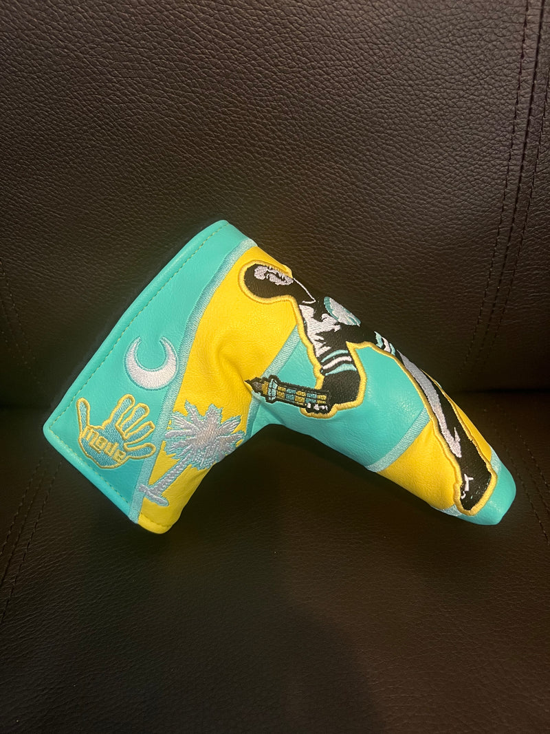 Patrick Gibbons Handmade Yellow/Blue Special Happy Gilmore Putter Cover