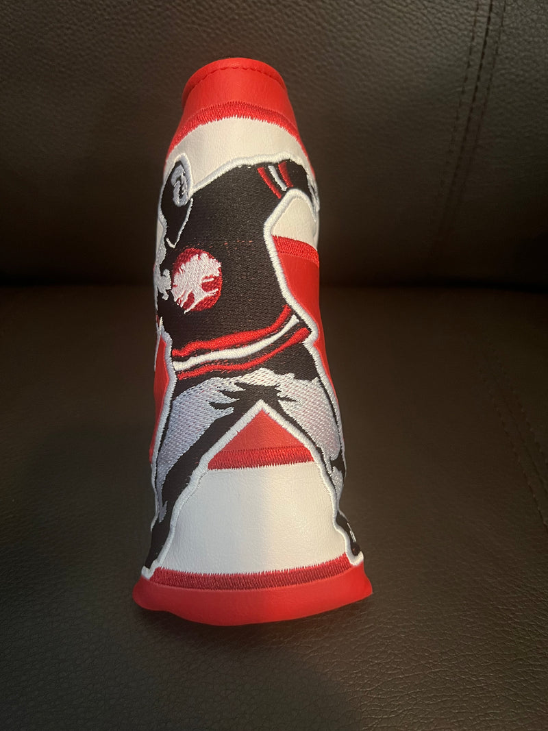 Patrick Gibbons Handmade Red/White Happy Gilmore Putter Cover