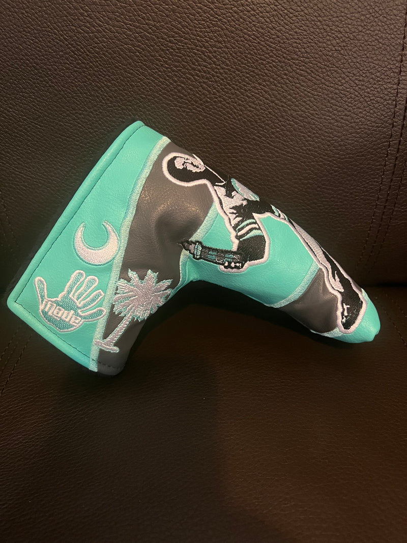 Patrick Gibbons Handmade Blue/Grey Happy Gilmore Putter Cover