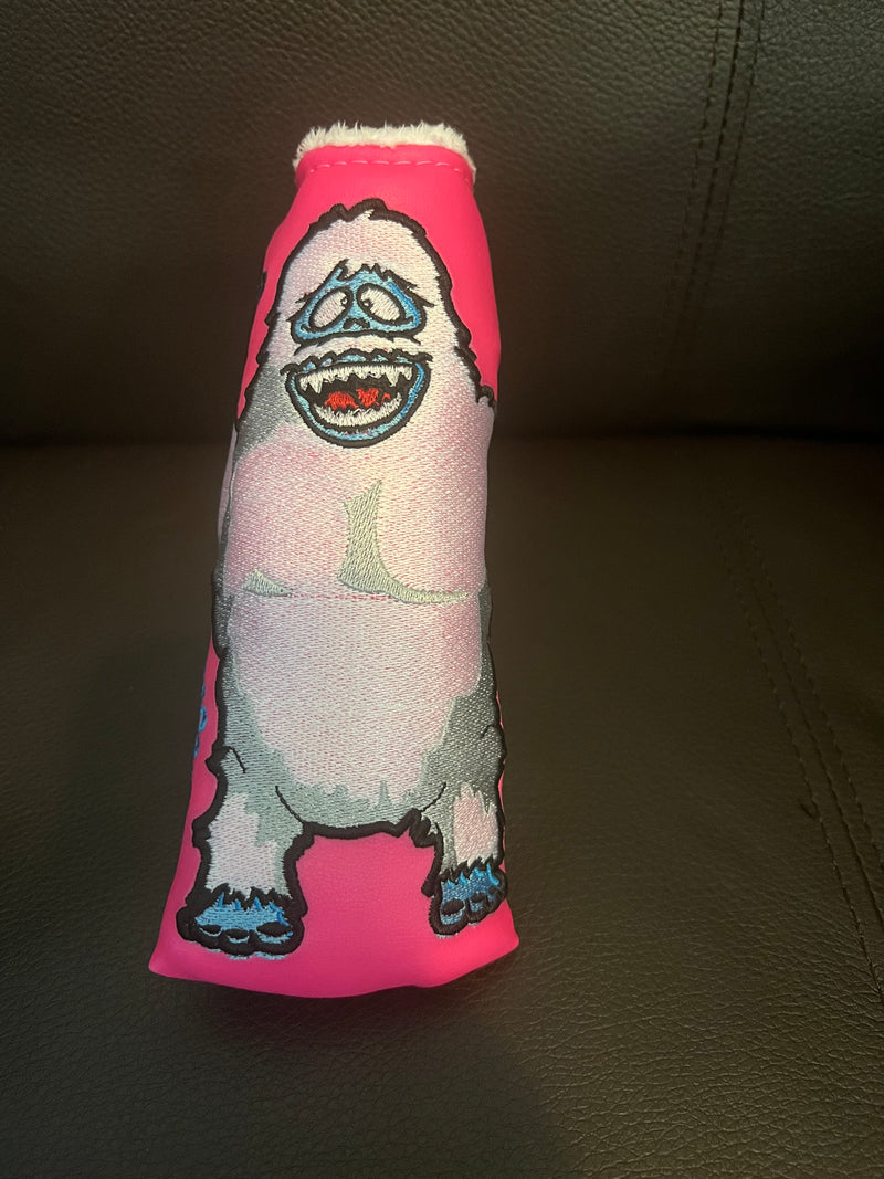 Patrick Gibbons Handmade Pink Bumble Abominable Snowman Putter Cover