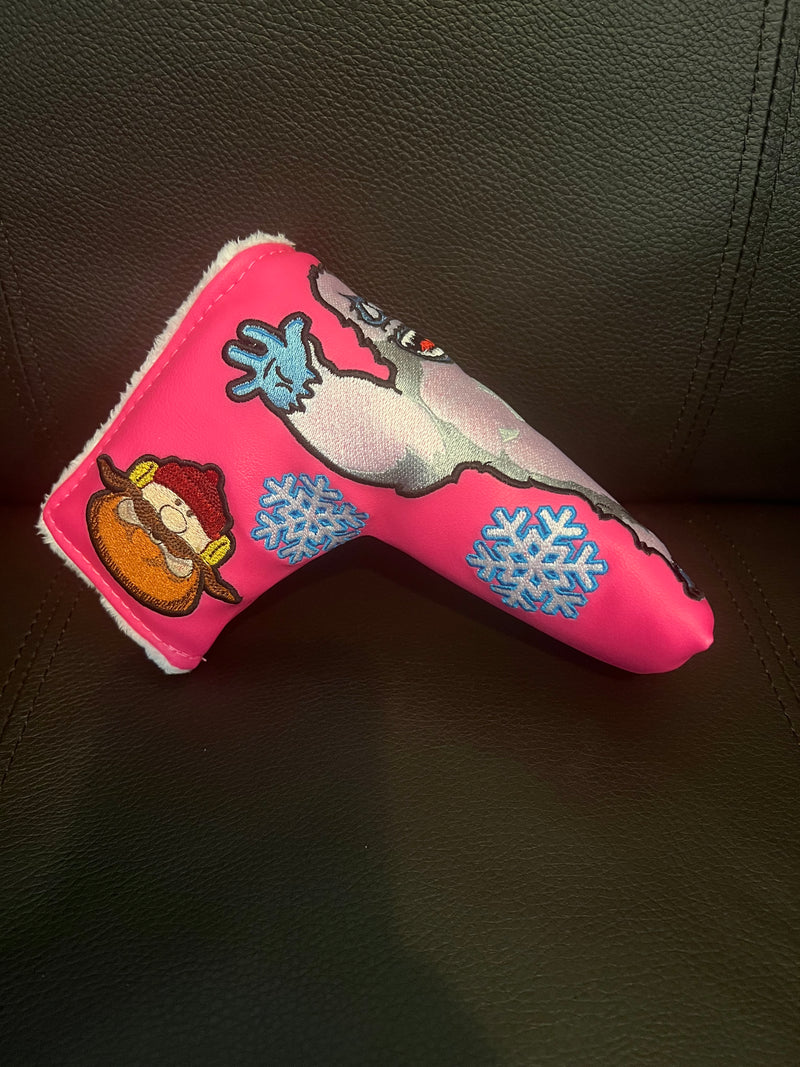 Patrick Gibbons Handmade Pink Bumble Abominable Snowman Putter Cover