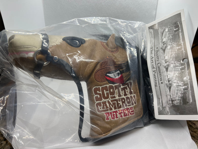 Scotty Cameron 2019 Giddy Up Horse Blade Putter Cover Brand New/Sealed