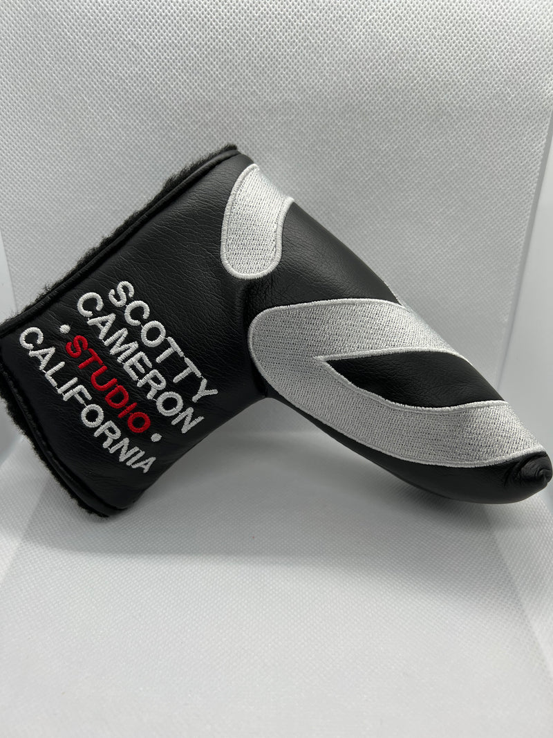 Scotty Cameron Black Silver Industrial Circle T Putter Cover