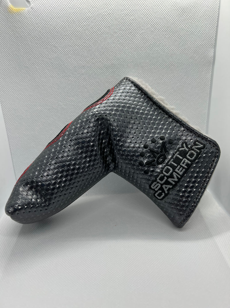 Scotty Cameron Grey Black Carbon Fiber 3 Dot Blade Putter Cover