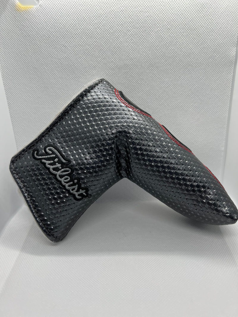 Scotty Cameron Grey Black Carbon Fiber 3 Dot Blade Putter Cover