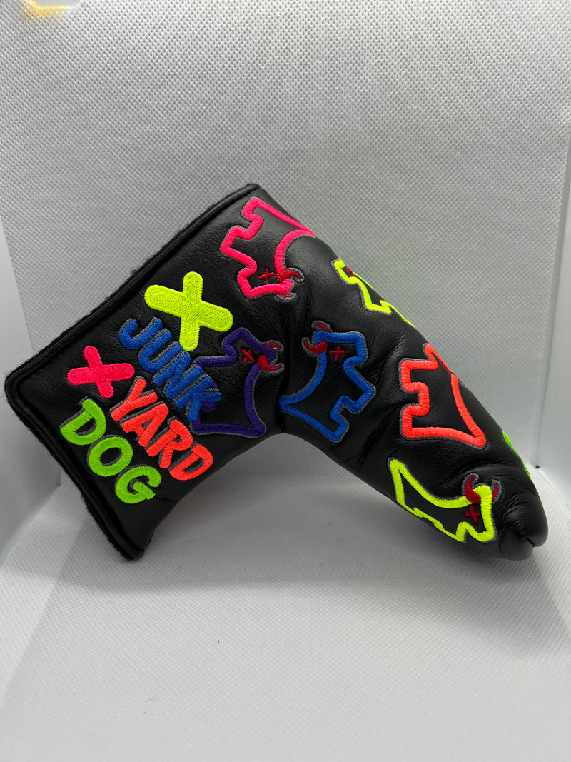 Scotty Cameron Dancing Neon Junkyard Dog Custom Shop Putter Cover