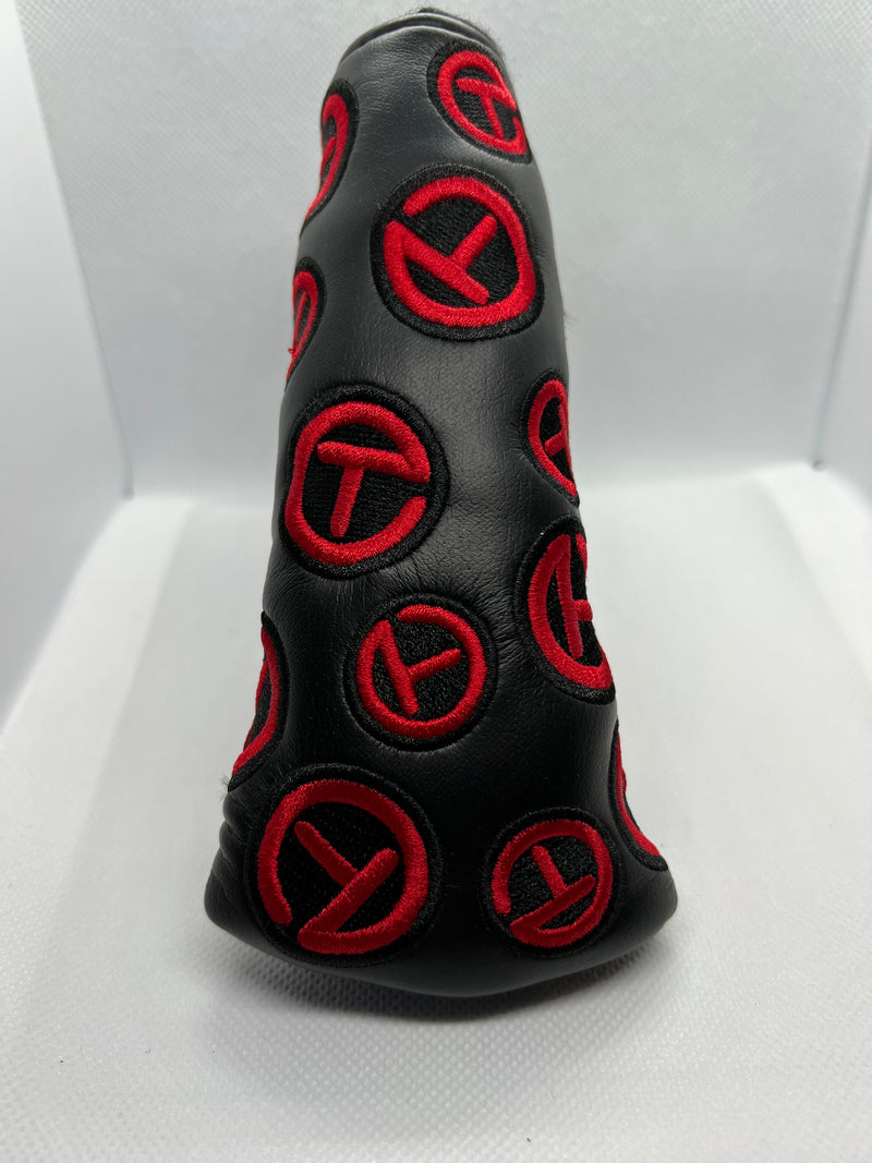 Scotty Cameron Black and Red Circle T Stamped Putter Cover