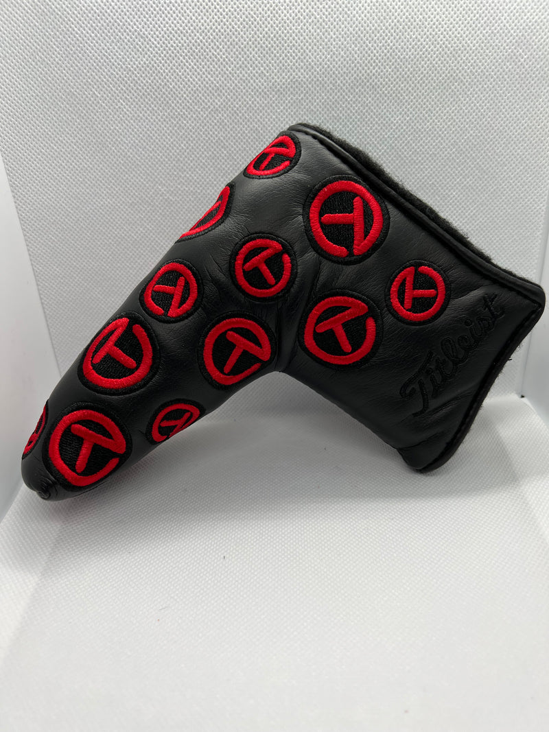 Scotty Cameron Black and Red Circle T Stamped Putter Cover