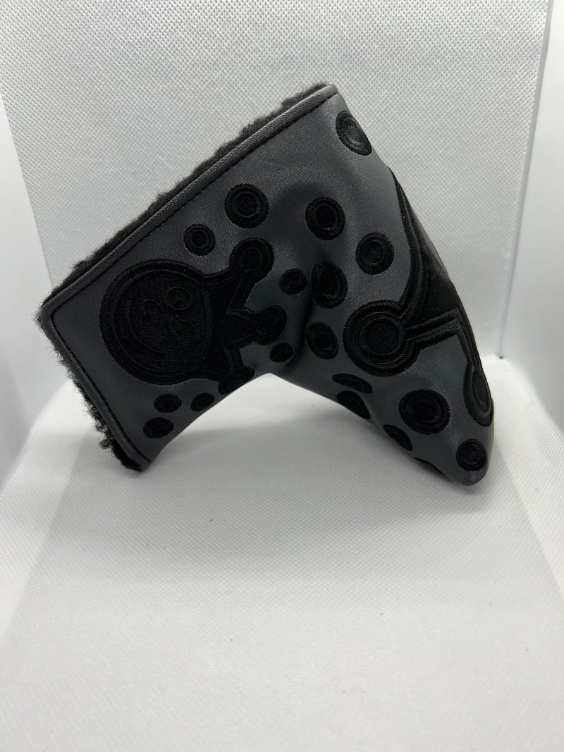 Scotty Cameron Black on Black Jackpot Johnny Mid-Round Putter Cover