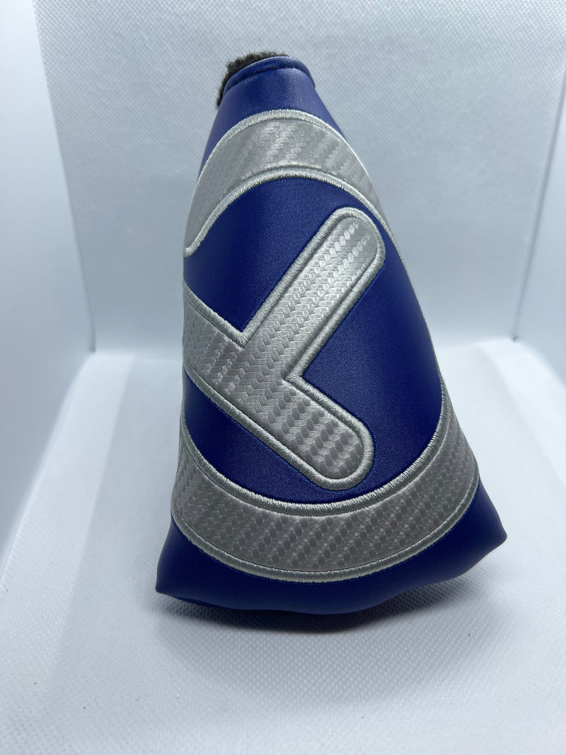 Scotty Cameron Blue and Silver Industrial Circle T Mid-Mallet Putter Cover