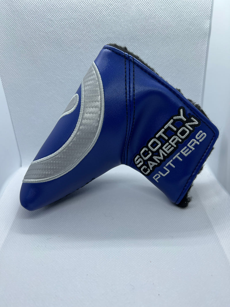 Scotty Cameron Blue and Silver Industrial Circle T Mid-Mallet Putter Cover