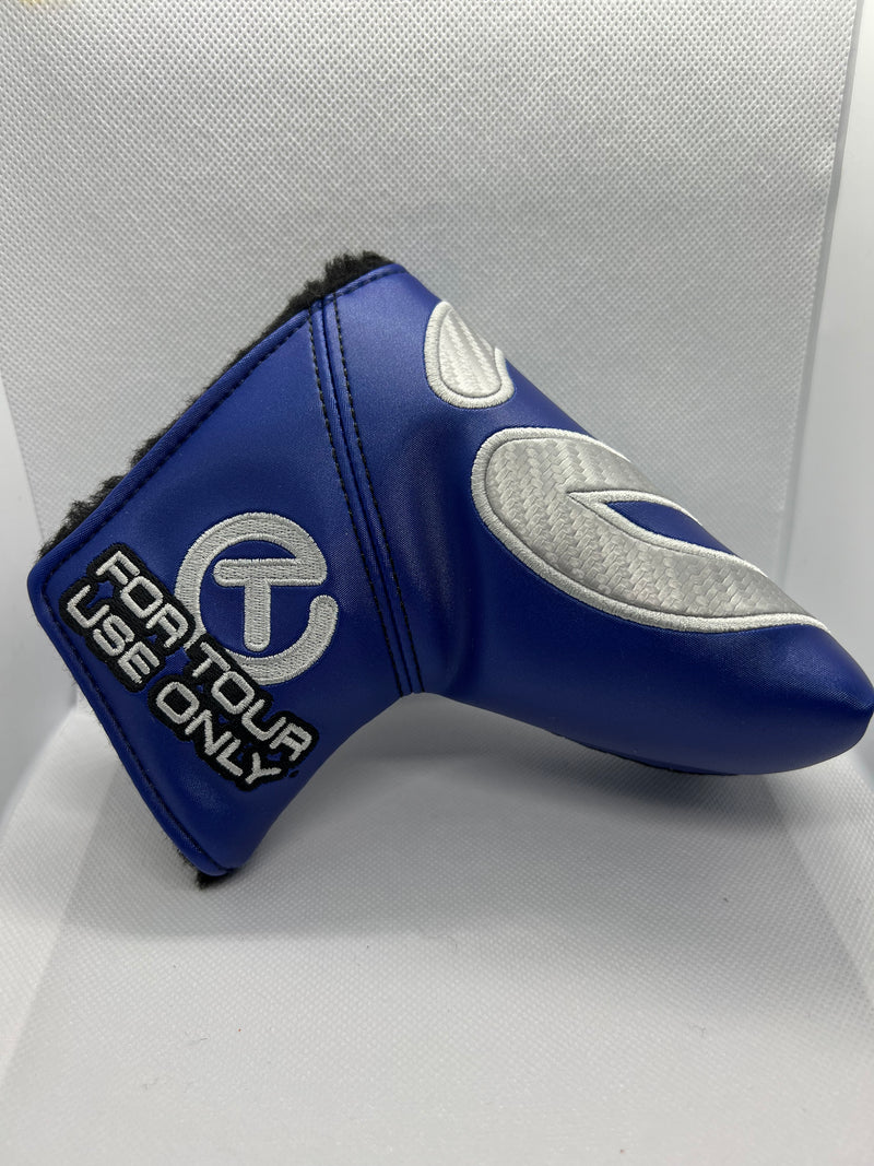 Scotty Cameron Blue and Silver Industrial Circle T Mid-Mallet Putter Cover