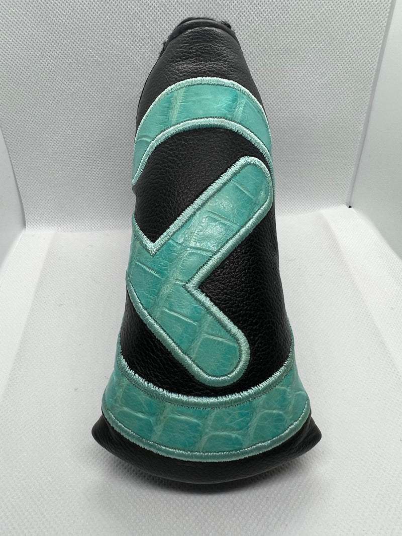 Scotty Cameron Black/Tiffany Gator Golf Headcover Putter Cover