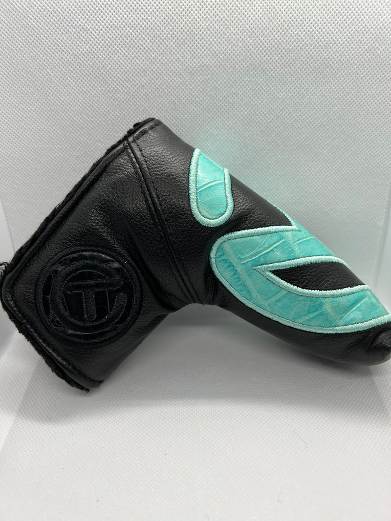 Scotty Cameron Black/Tiffany Gator Golf Headcover Putter Cover