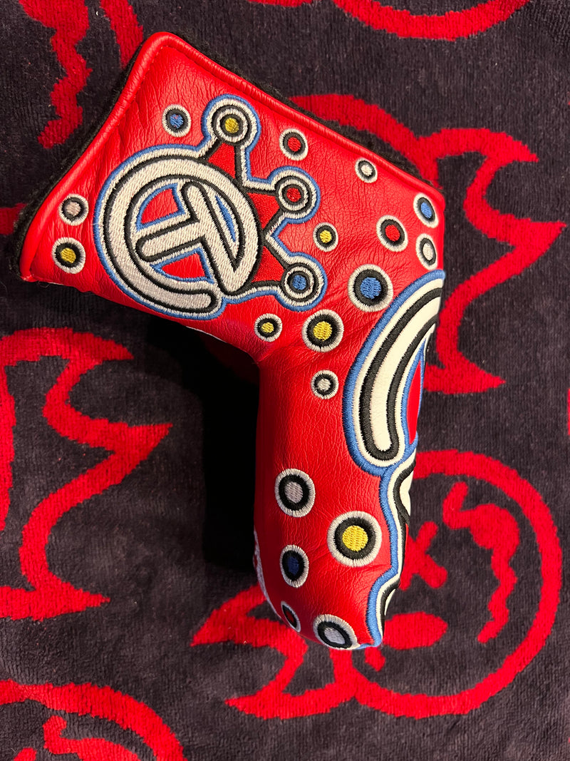 Scotty Cameron Red Crowned Circle T Blade Putter Cover Tour Use Only