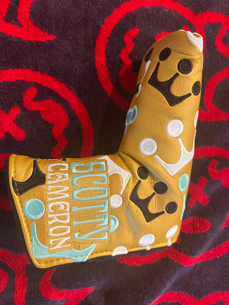 Scotty Cameron Gold Cover, Tiffany, Black, and White Dancing Crowns