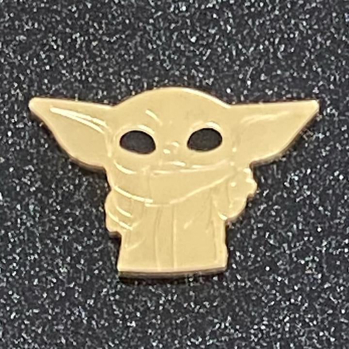 Patrick Gibbons Handmade Star Wars Gold Baby Yoda Golf Ball Marker