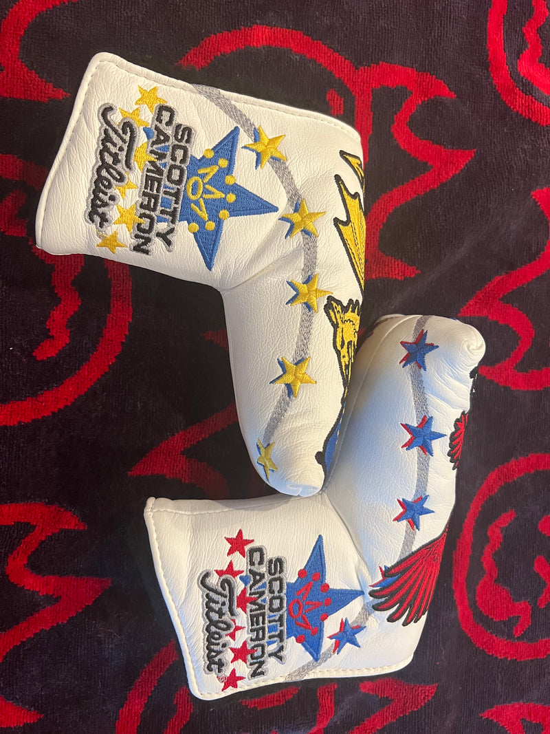 Scotty Cameron 2010 Ryder Cup Team USA /Team Europe Putter Cover Set