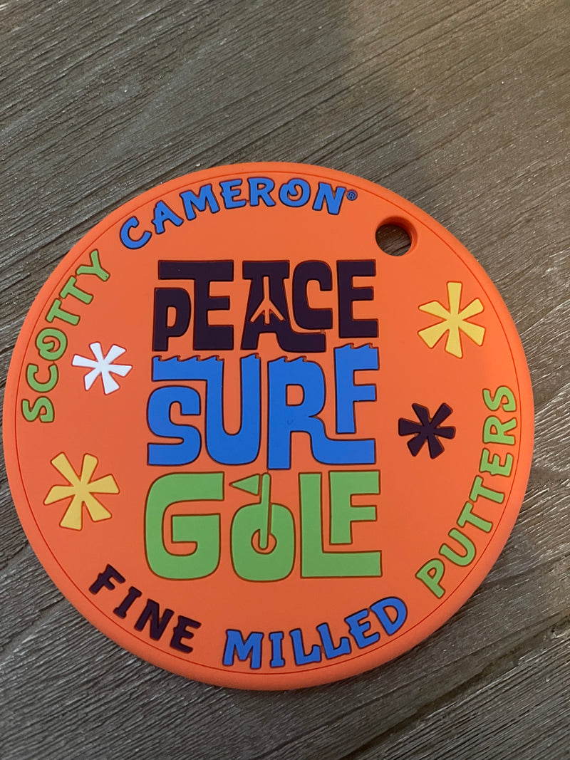 Scotty Cameron Orange Peace Surfer Putting Disc