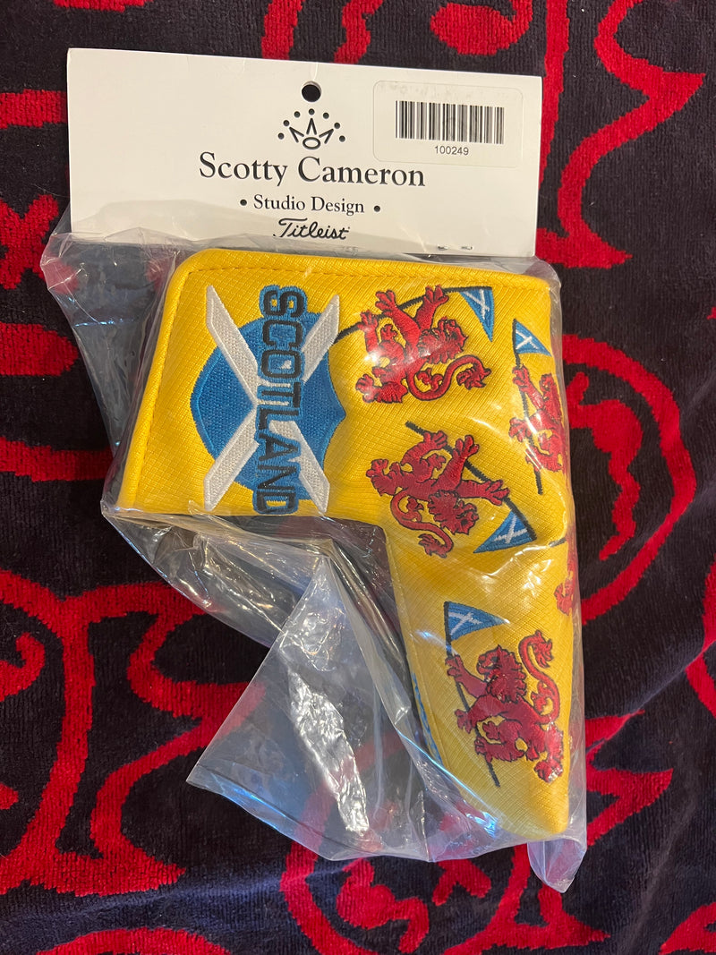 Scotty Cameron British Open Scotland Yellow Putter Cover NIB