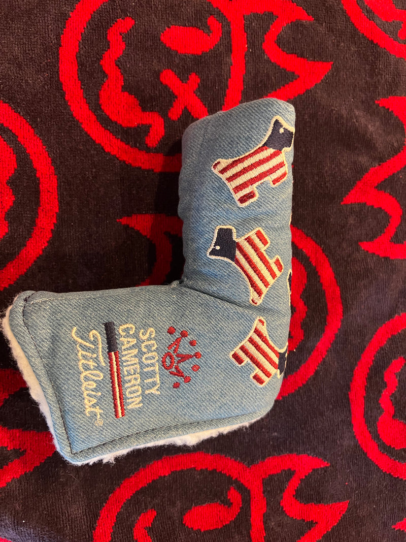 Scotty Cameron 2007 Denim Oakmont US Open Junkyard Dog Putter Cover