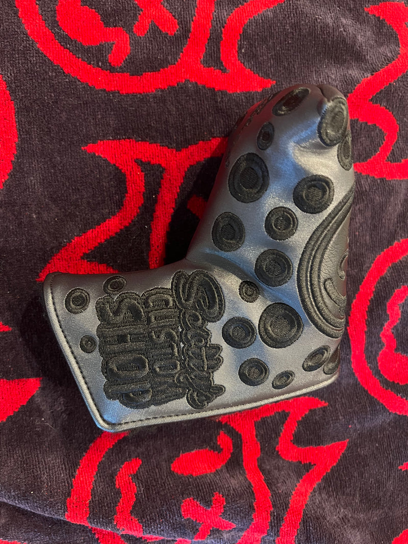 Scotty Cameron Black on Black Jackpot Johnny Mid-Mallet  Putter Cover