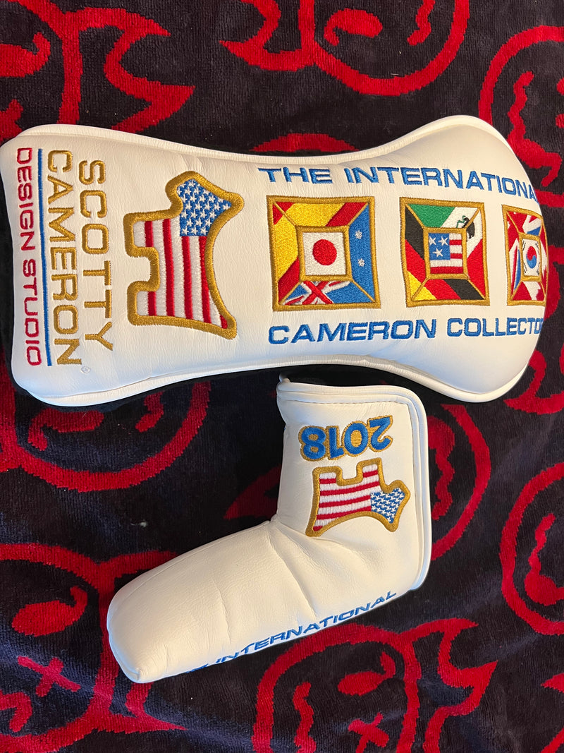 Scotty Cameron 2018 The International Cameron Collector Driver and Putter Cover