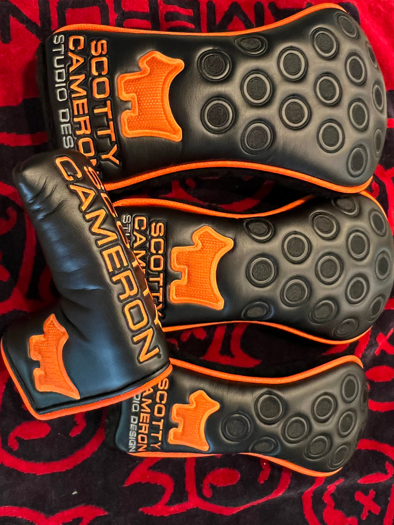 Scotty Cameron Orange Scotty Dog Black Ballistic Set D,F,H,P