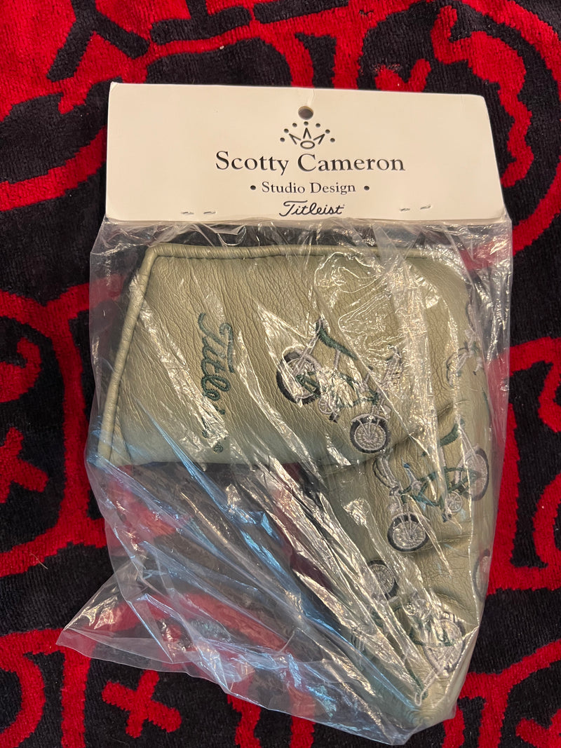 Scotty Cameron 2004 Bicycles Blade Putter Cover Green Golf NIB