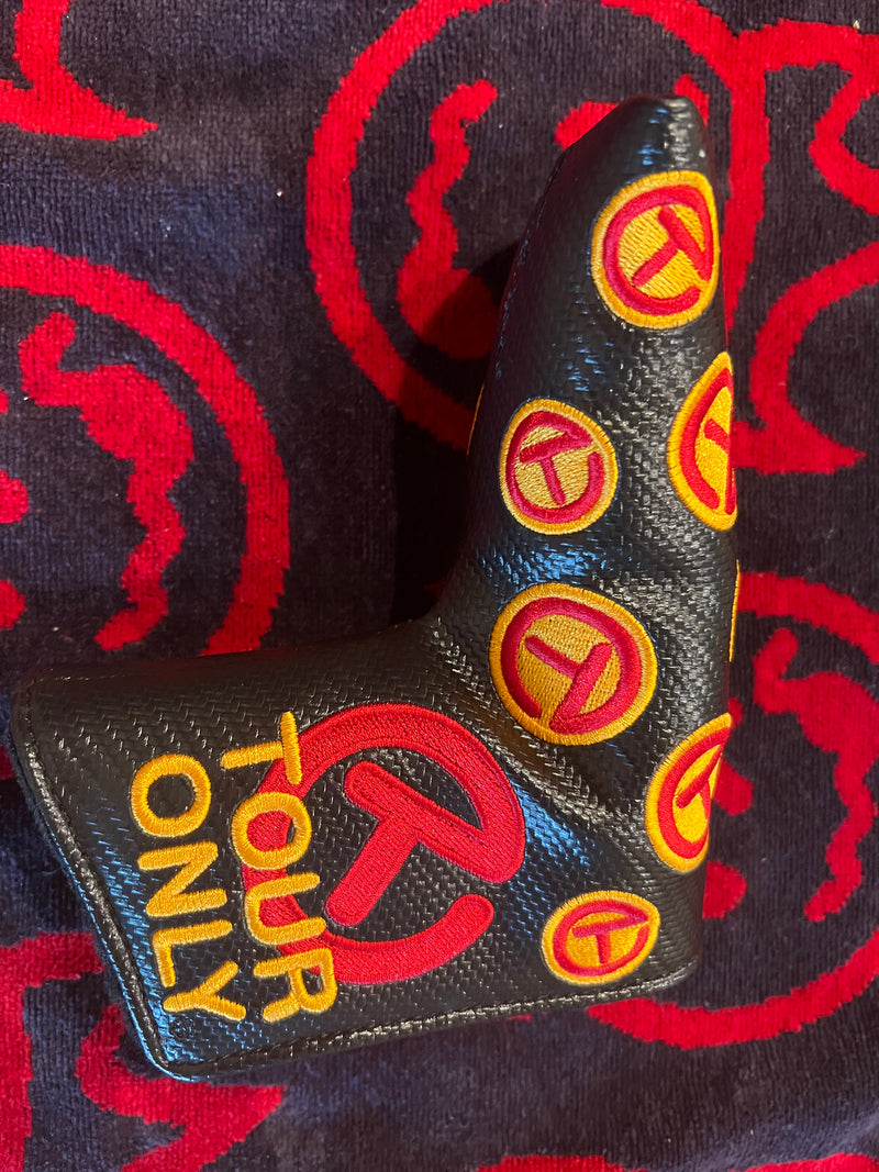 Scotty Cameron Black Red Yellow Circle T Stamped Putter Cover