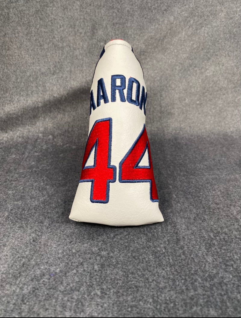 Patrick Gibbons Handmade Hank Aaron Braves Tribute Putter Cover