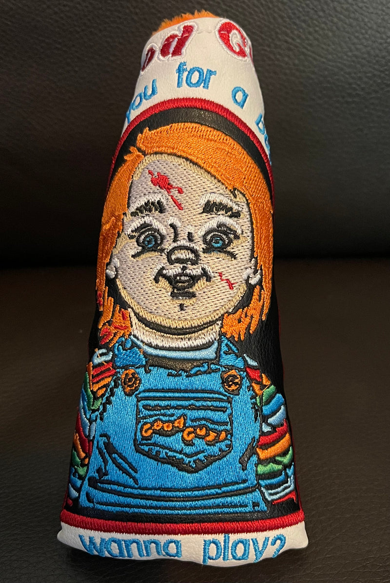 Patrick Gibbons Handmade White Child's Play Chuckie Special Putter Cover