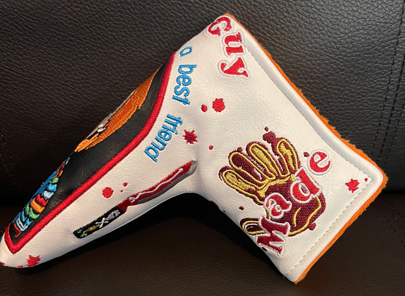 Patrick Gibbons Handmade White Child's Play Chuckie Special Putter Cover