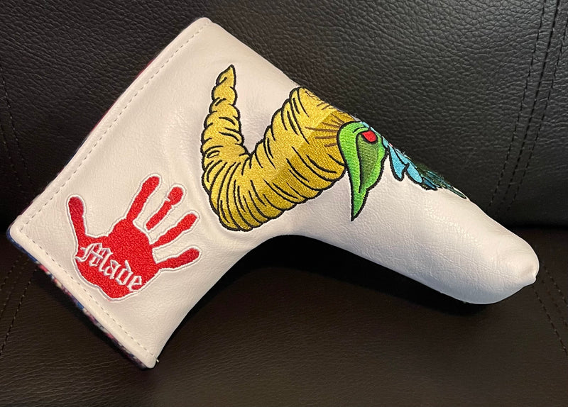 Patrick Gibbons Handmade White Monty Python British Open Special Putter Cover