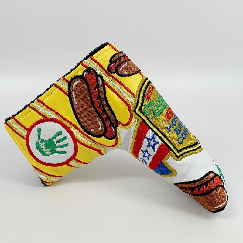 Patrick Gibbons Handmade Nathans White Hot Dog Putter Cover