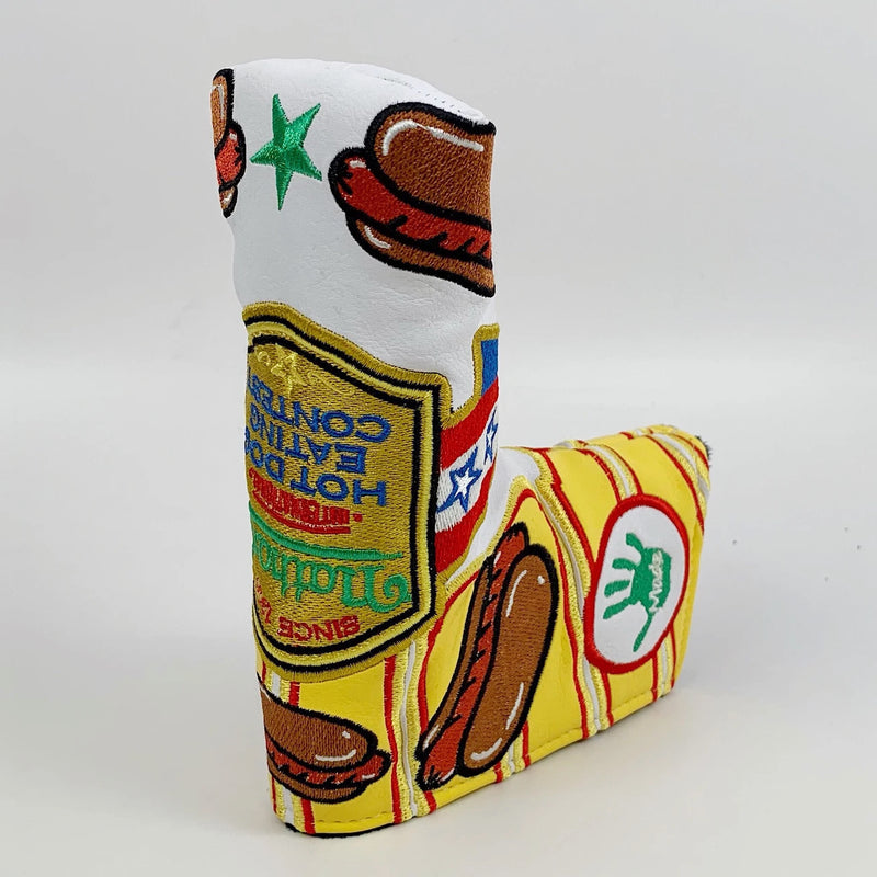 Patrick Gibbons Handmade Nathans White Hot Dog Putter Cover