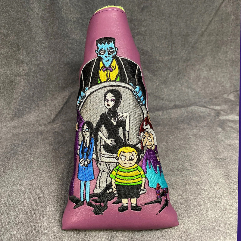 Patrick Gibbons Handmade Purple Addams Family Blade Putter Cover