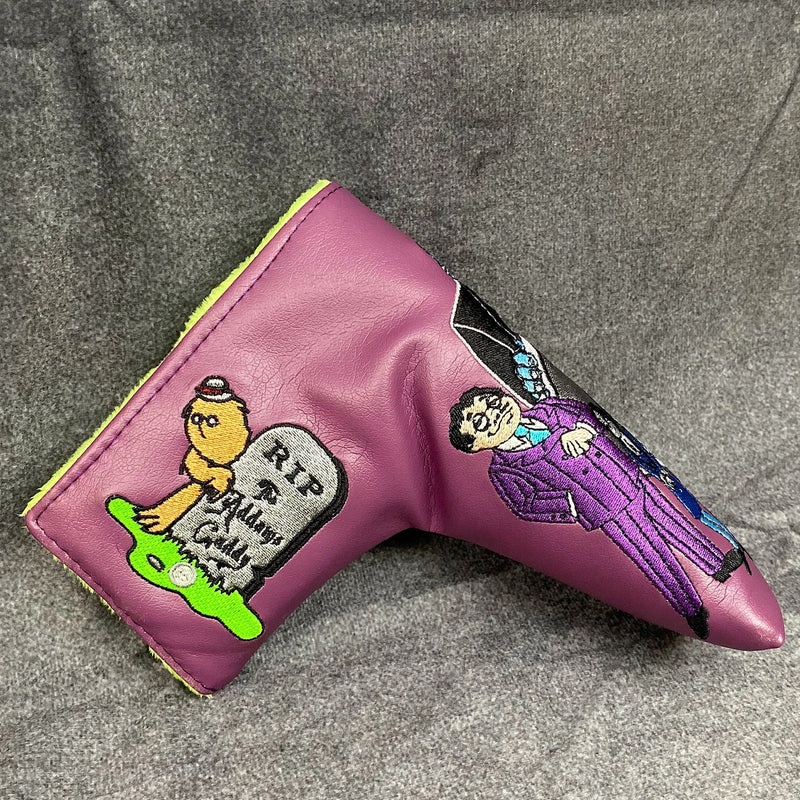 Patrick Gibbons Handmade Purple Addams Family Blade Putter Cover