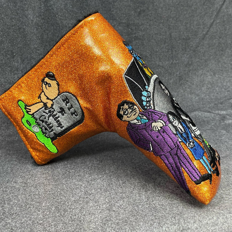 Patrick Gibbons Handmade Addams Family Special Putter Cover Orange