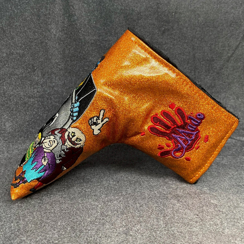 Patrick Gibbons Handmade Addams Family Special Putter Cover Orange