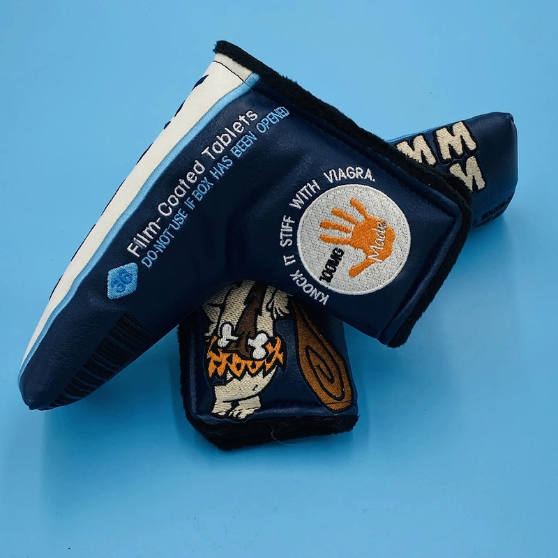 Patrick Gibbons Handmade Viagra Flintstones Bamm Bamm Putter Cover