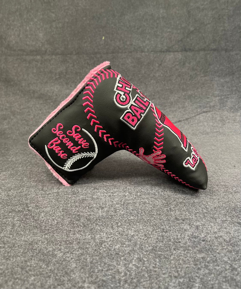 Patrick Gibbons Handmade Bad News Bears Breast Cancer Awareness Putter Cover