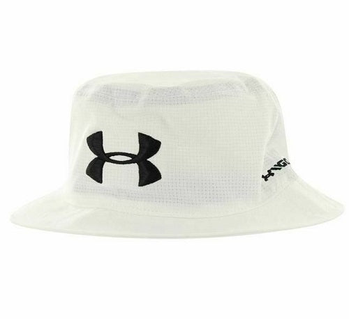 Under Armour UA Golf Airvent Bucket Hat Black/White UH616M Size L/XL