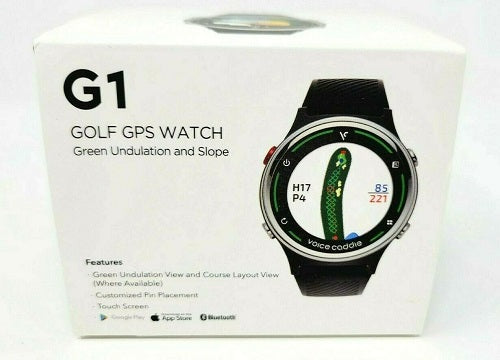 Voice Caddie G1 Golf PreLoaded GPS Smart Watch With Slope & Green Undulation