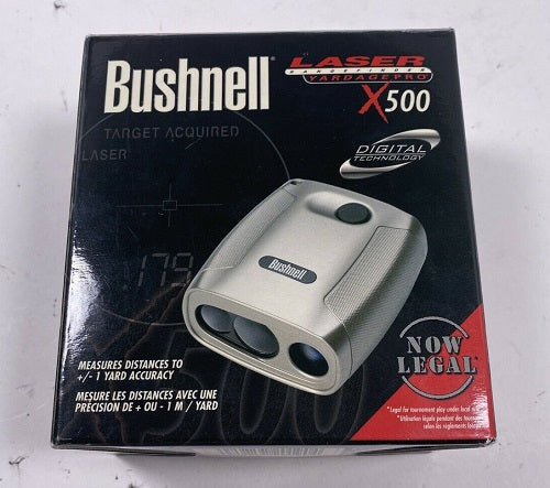 Bushnell Yardage Pro X500 Rangefinder Golf And Hunting With Black Case