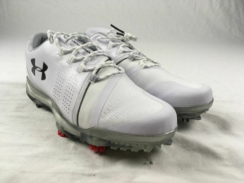 Under Armour Spieth 3 Golf Shoes White/Black Men's Size 11 New